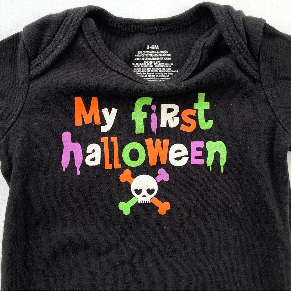 Old Navy/Cat & Jack Infant Halloween Set, Size 3-6M Bodysuits, 6-9M Bottoms